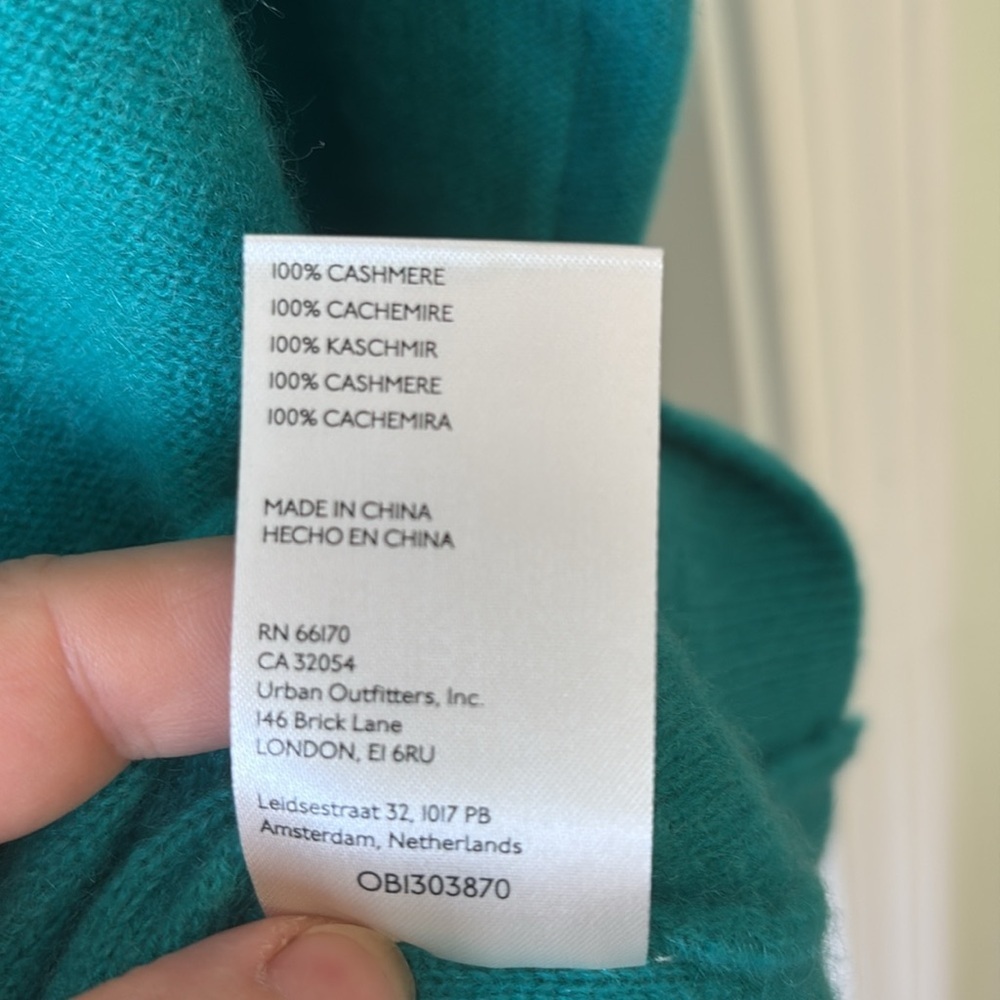 Free People Ottoman Cashmere Tunic Sweater S - Picture 9 of 11